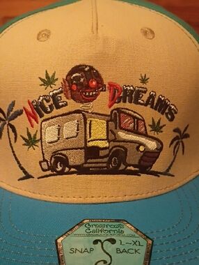 Nice Dreams Limited Edition Grassroots California Snapback Flat Brim Hat